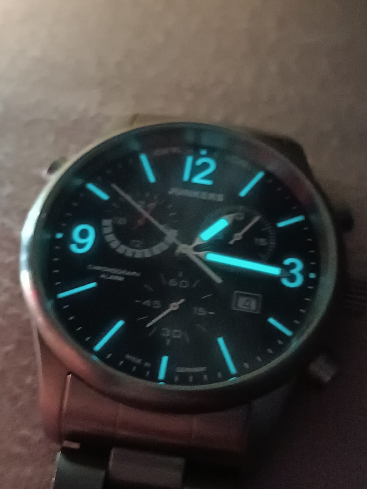 Ceas Bărbătesc Chronograph Junkers Flight Record G38 Titan-Alarm