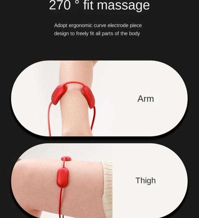 Дълбочинен TENS Масажор ЕлектрoИмпулсен Стимулира Мускулна Регенерация