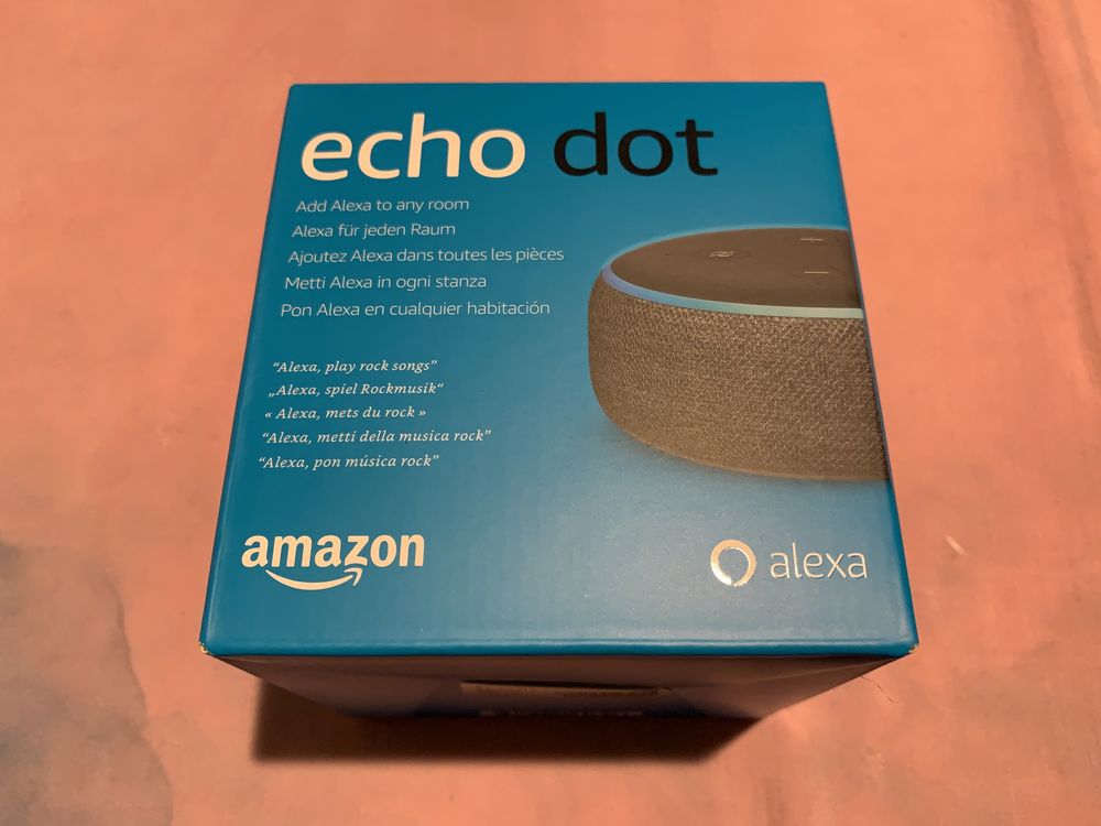 Vând boxă smart Echo Dot SIGILATĂ !