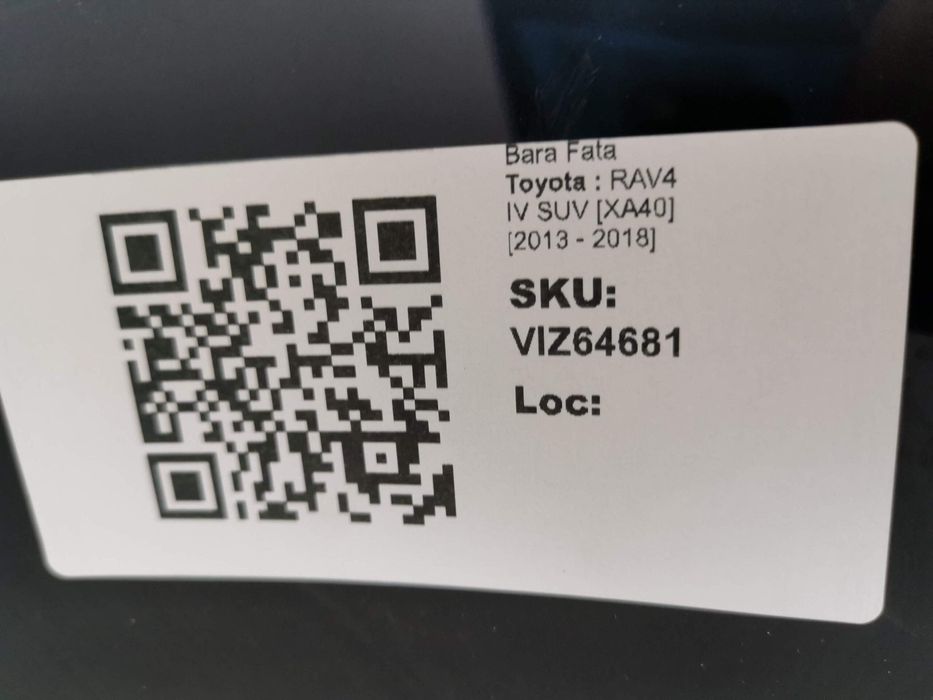 Предна броня Тойота РАВ4 IV SUV [XA40] Оригинална В добро състояние To