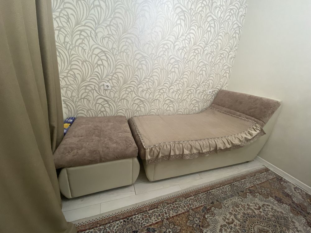 Пуф+мини диван