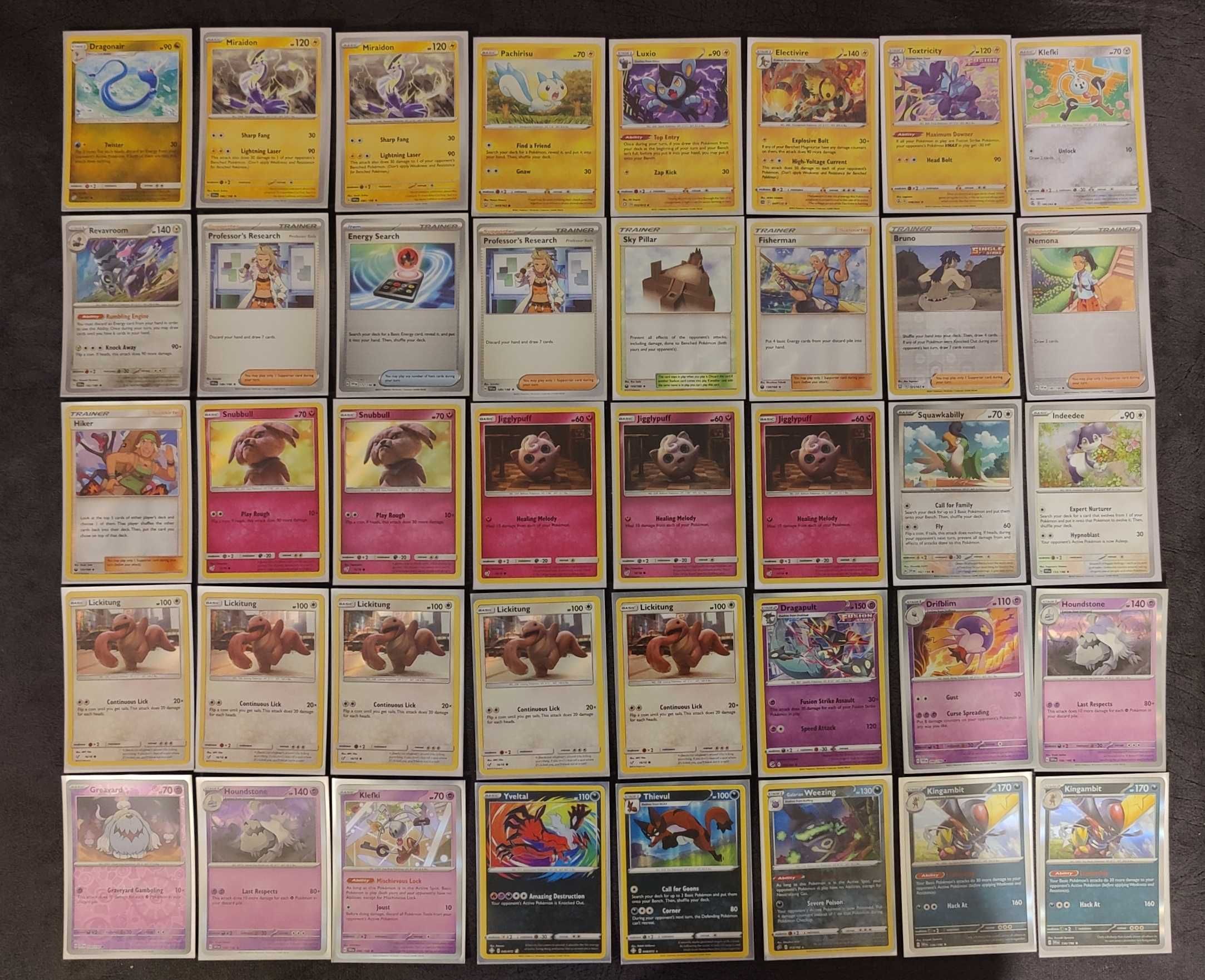 Pokemon TCG Bulk 3554 карти