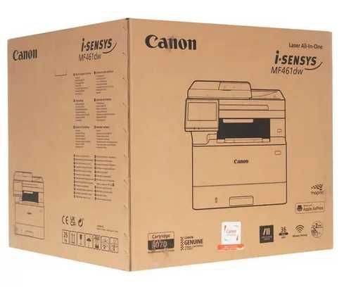 Лазерное МФУ Canon i-SENSYS MF461dw перечисления есть