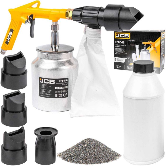 Пневматичен Пясъкостръен Пистолет 1Л С 4 ДЮЗИ JCB , RP8048