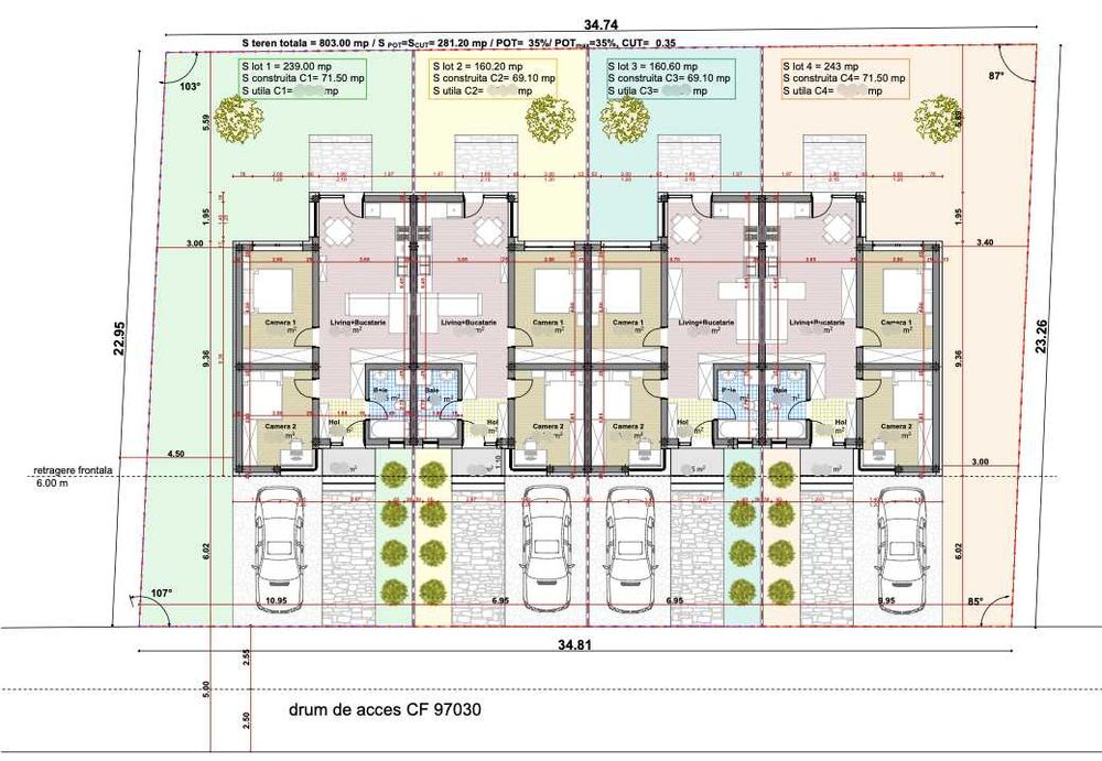 Casa de vanzare, design modern -str. Zavoaie, Bistrita
