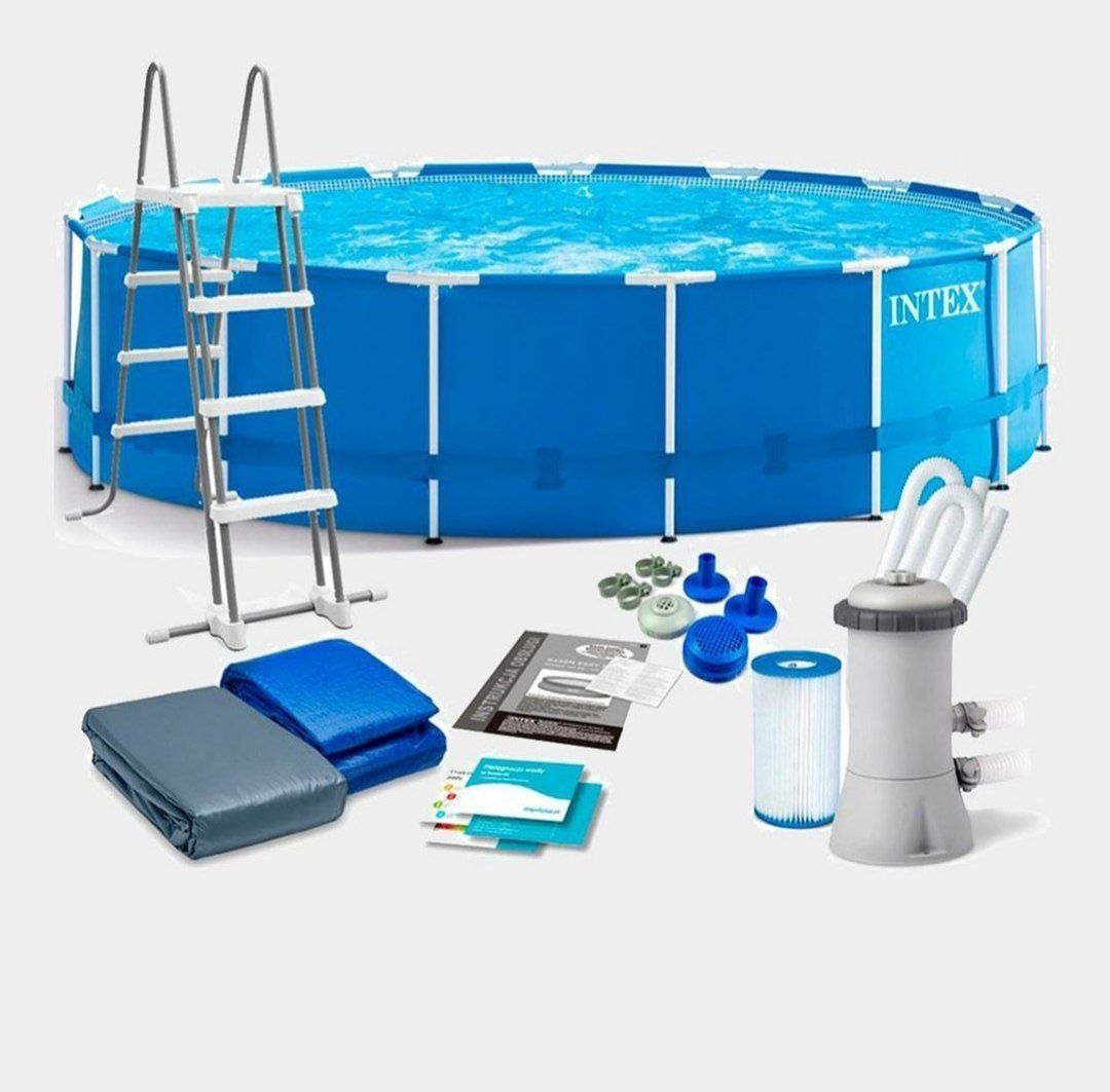 Каркасный бассейн 457×122 INTEX Original basseyn stoyka baseyn BESTWAY
