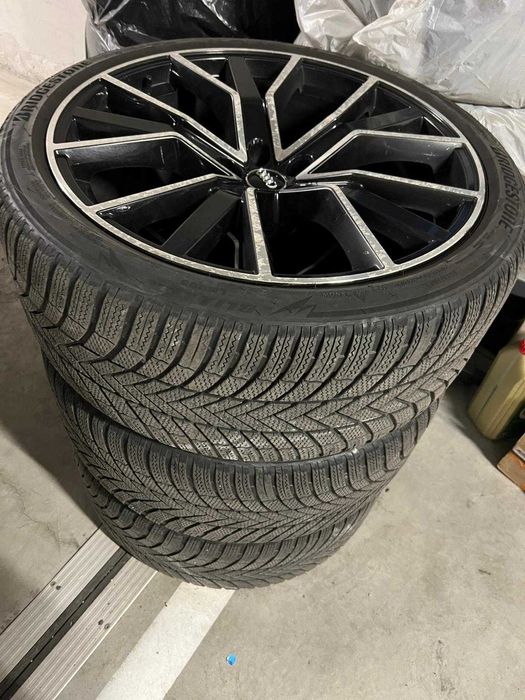 Jante 21 Audi A8 Q7 Q8 etc +Anvelope iarna 275/35/21 folosite 1 sezon