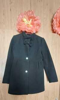 Черно детско елегантно палто