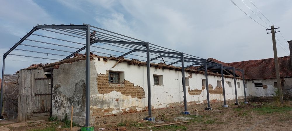 Hale metalice confecționate din europrofile ipe 200 14x20