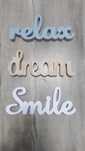 Decoratiune pentru camera " Smile, dream, relax "