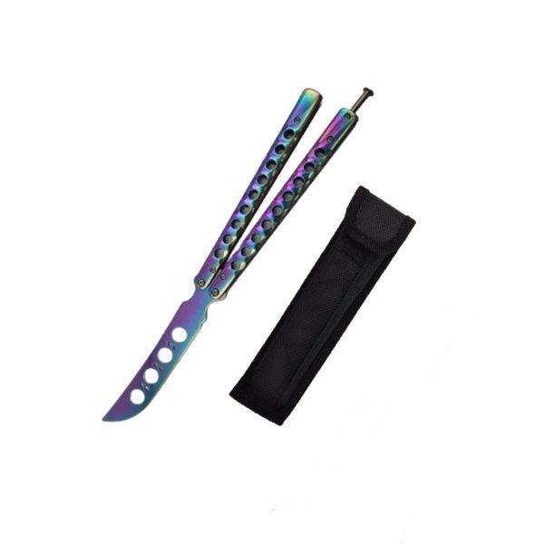 Briceag fluture, Butterfly Rainbow, pentru antrenament, 27.5 cm
