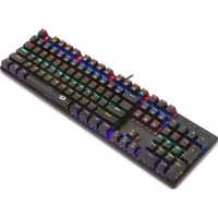 Redragon K208 Механическая клавиатура с радужной подсветкой, бесконфли