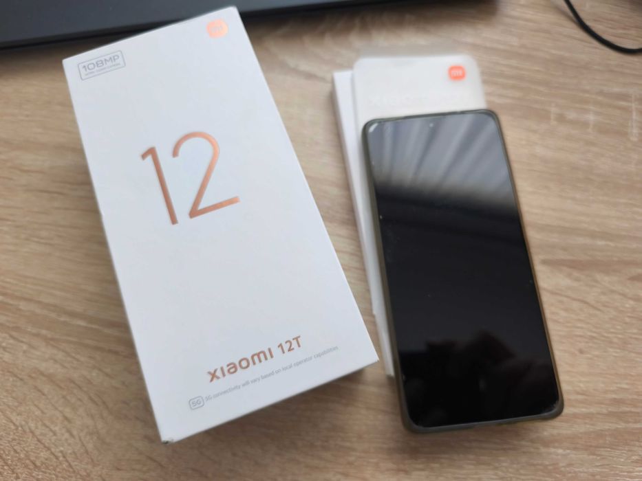 Xiaomi 12T, stocare 128 GB, Dual SIM, Black, 5G, impecabil, ecran mare