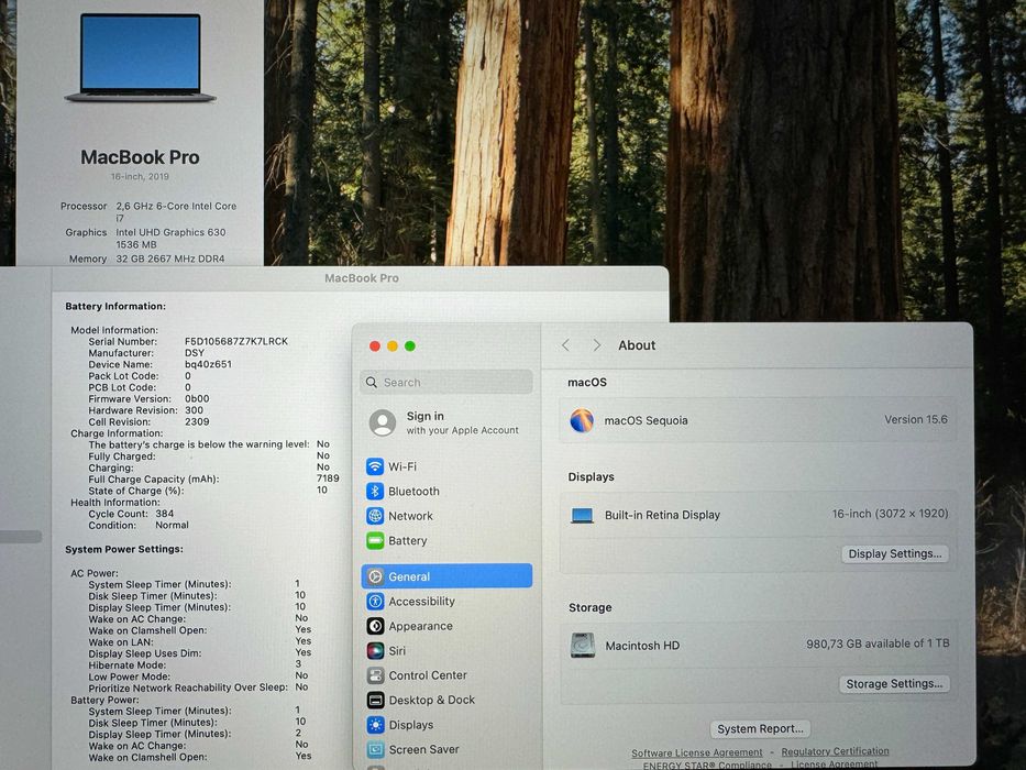 16' Core i7 Apple MacBook Pro 2019 32GB RAM/1TB SSD/Radeon Pro 5300M