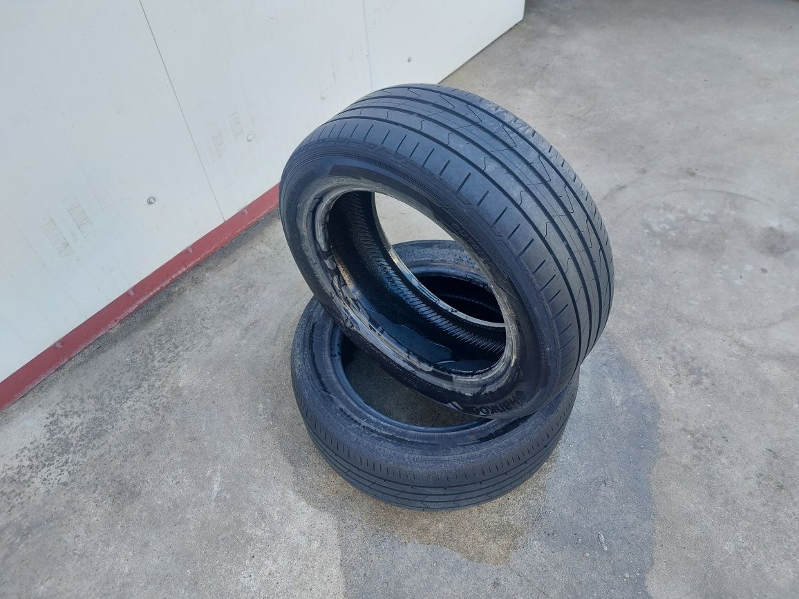 100 lei bucata! Doua anvelope de vara 205 55 16 Hankook