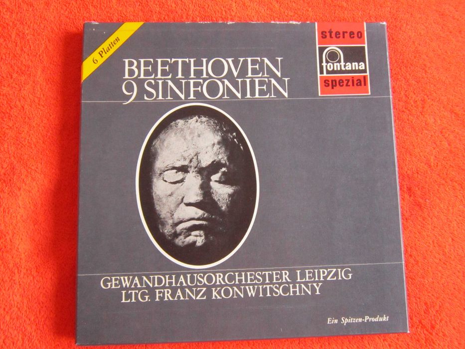 vinil Beethoven 9 Simfonii 6xLP dir. Franz Konwitschny Olanda 1968