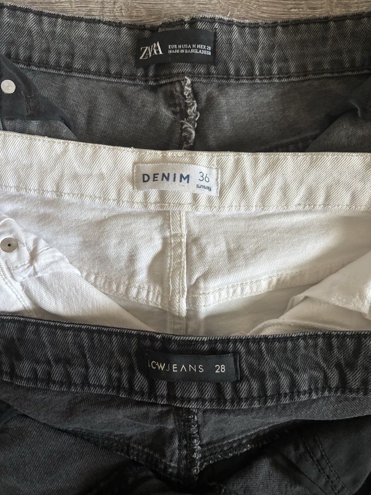 Zara LCW, Sinsay поли къси панталонки М