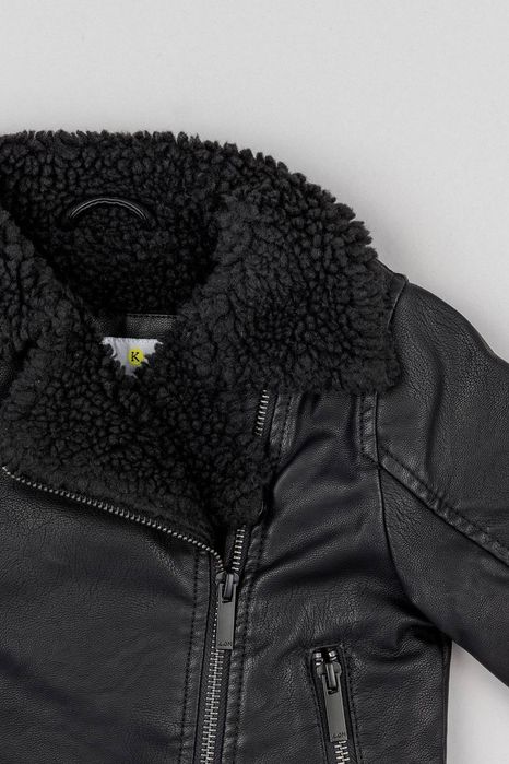 Детско, кожено байкерско яке Losan. 98 см