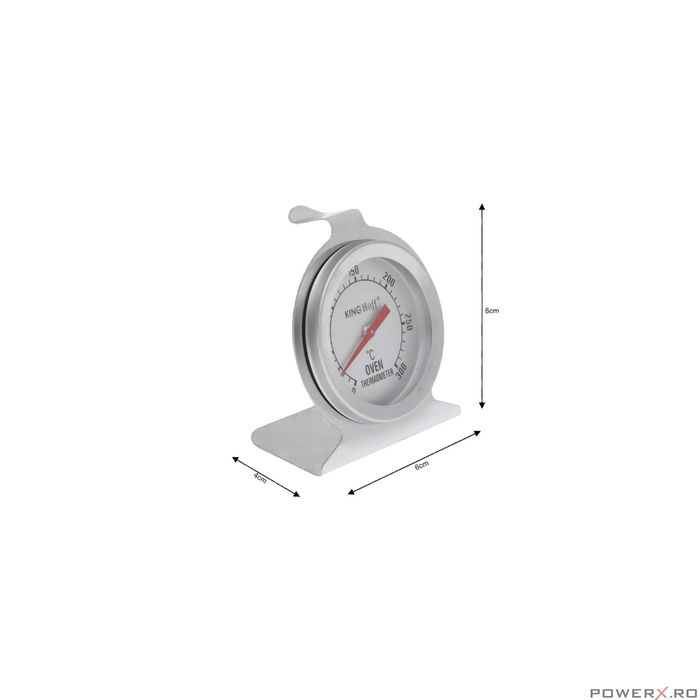 Termometru de bucatarie pentru masurarea temperaturii carnii, gri