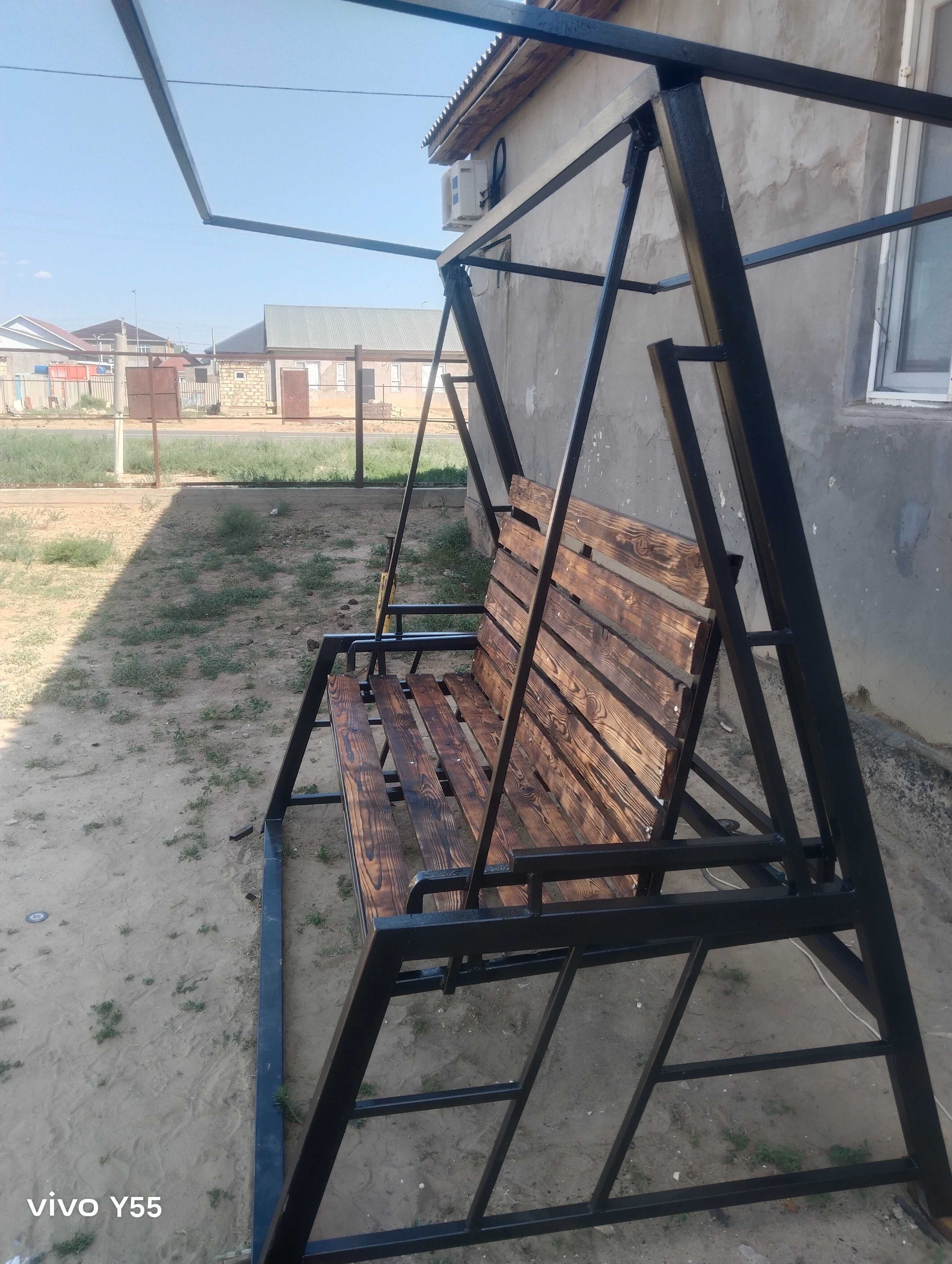 Качели садовые 2 положение