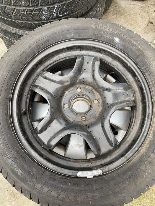 Jante tabla 4x100 Dacia Sandero,Logan, Doker+anv iarna 205/55/16