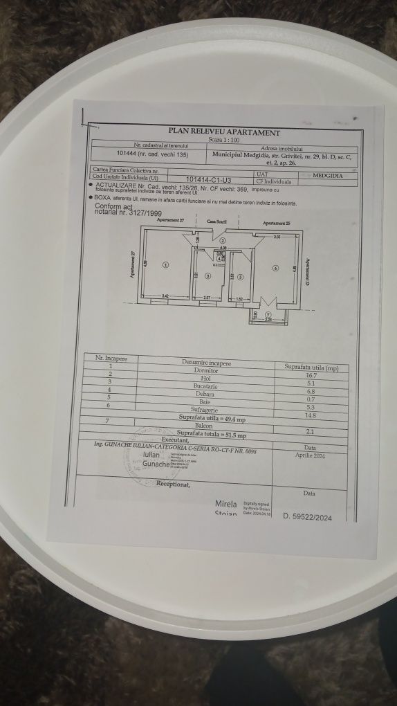 Apartament de vânzare Medgidia