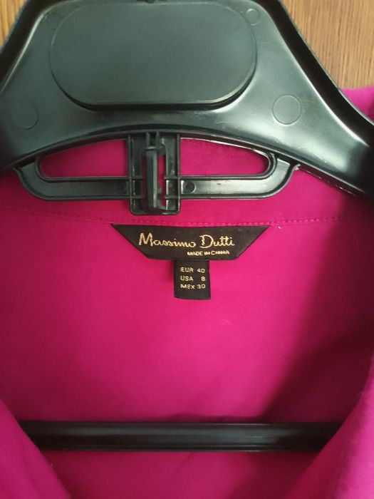 Cămașă damă fuchsia ,deosebită marca Massimo Dutti calitativă