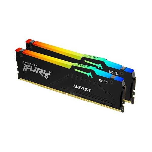 Оперативная память - Kingston FURY Beast RGB DDR5 16GB (6000MHz)