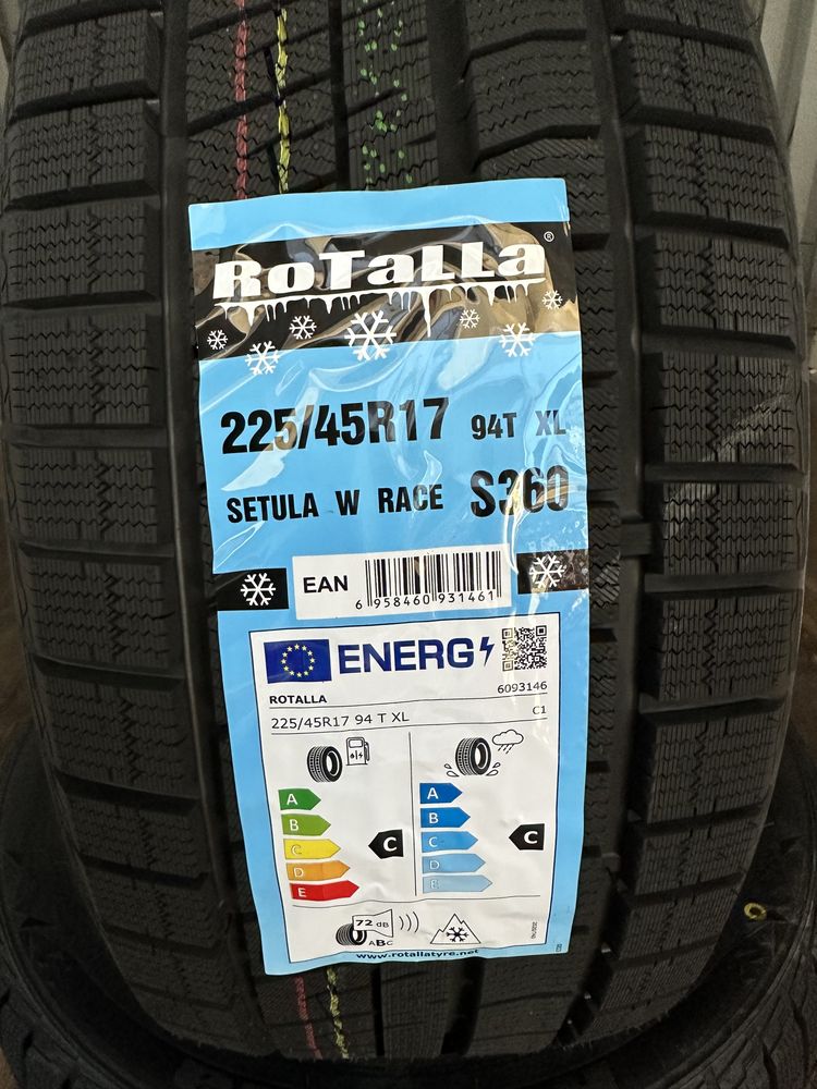 Нови Зимни Гуми ROTALLA SETULA W RACE S360 225/45R17 94T XL НОВ DOT