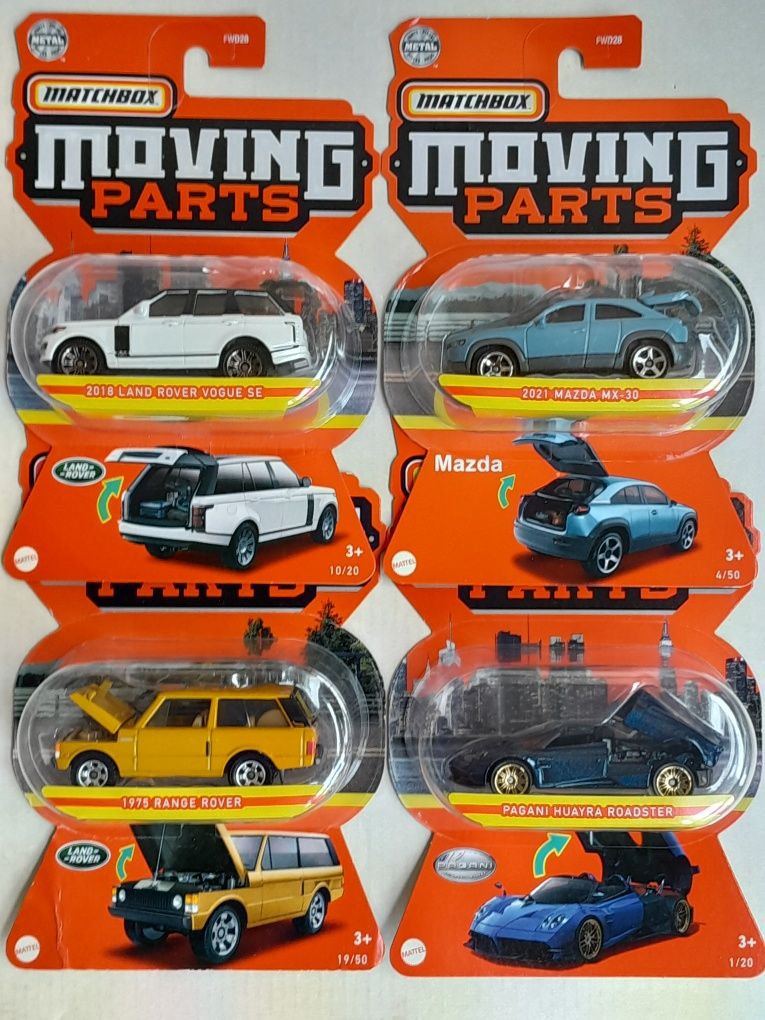 Мачбокс, Matchbox MOVING PARTS