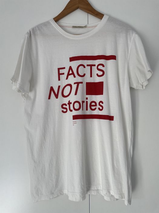 Tricou Nudie Jeans, Alb transparent, Medium TRANSPORT GRATUIT