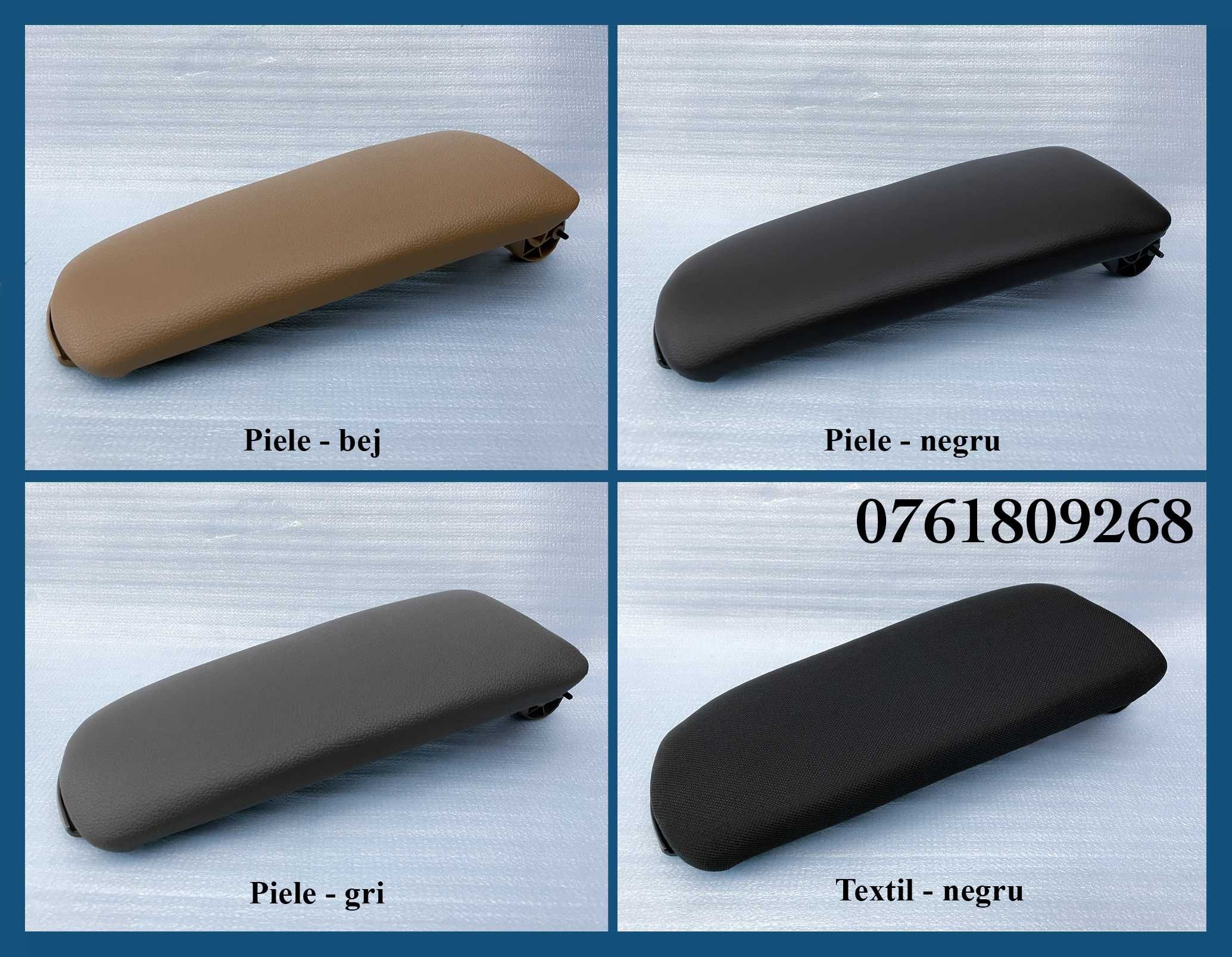 Capac piele cotiera pentru Audi A4 B6 B7 / Seat Exeo piele / textil