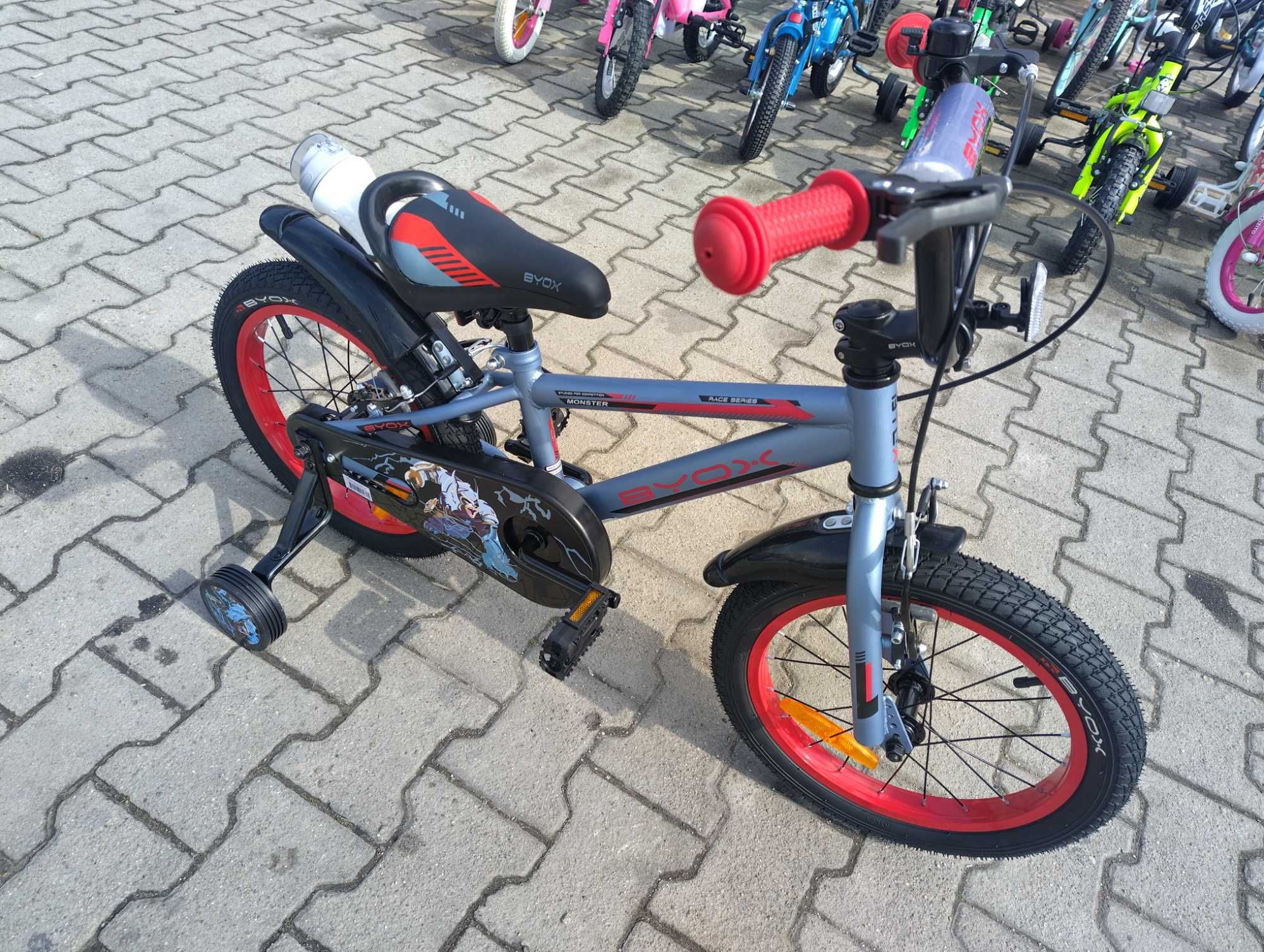 BYOX Велосипед 16" MONSTER сив