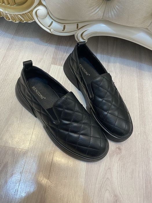 Лоферы/ натуральная кожа женская обувь