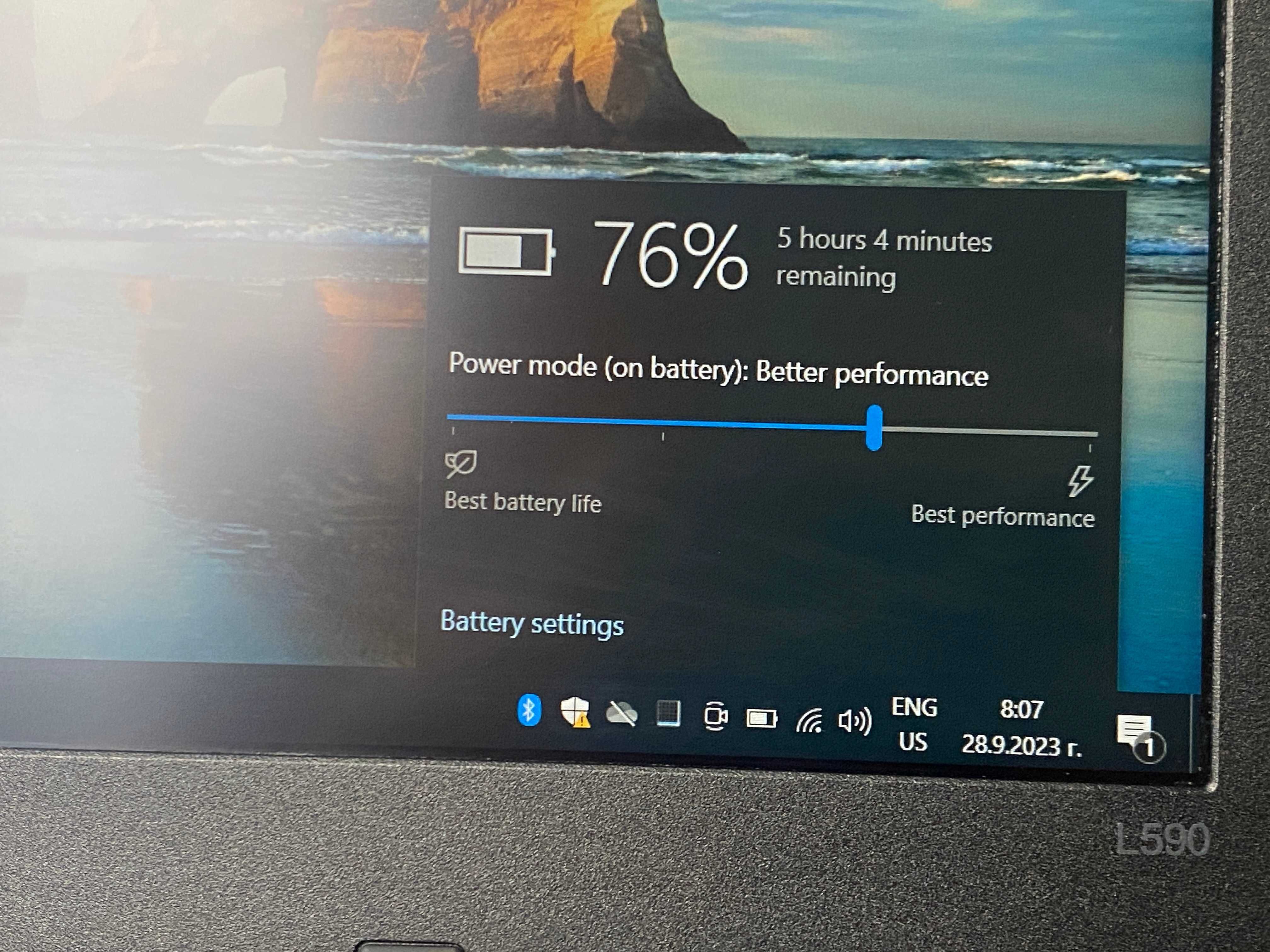 Лаптоп LENOVO THINKPAD L590 /15.6"/I5-8365U/8GB/256GB SSD/FullHD