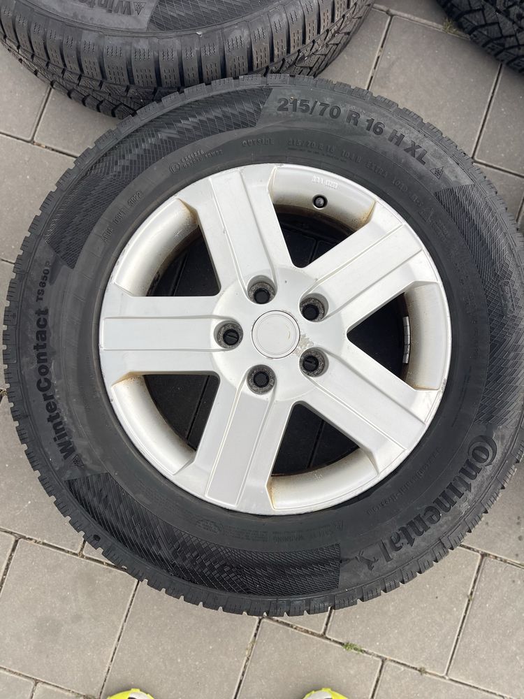 Алуминиеви джанти Irmscher със зимни гуми Continental 215/70 R16 H XL