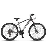 Bicicleta MTB Umit Mirage, 21 viteze, culoare gri, roata 27.5", cadru