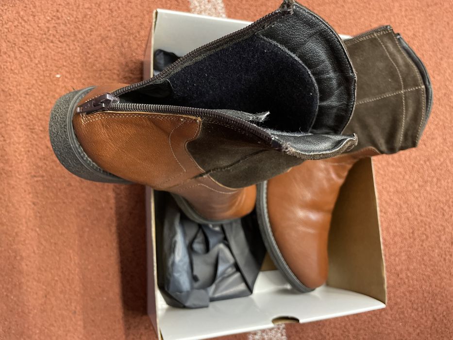 Cizme botine  piele 38