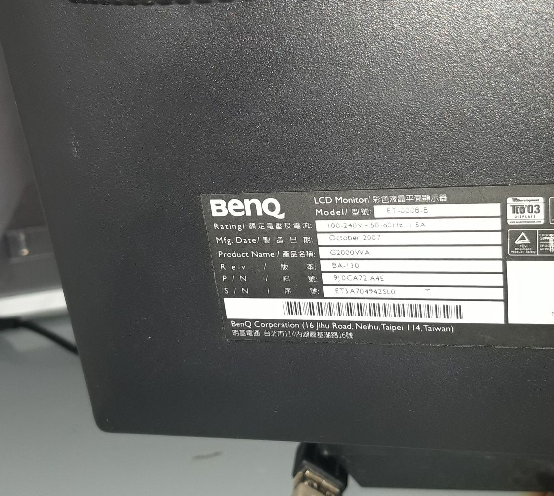 Monitor Benq senseye+photo