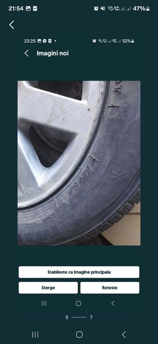 Vând 2  jante R 14 ford Ka au și anvelope 165 70 14 iarna bune ca noi