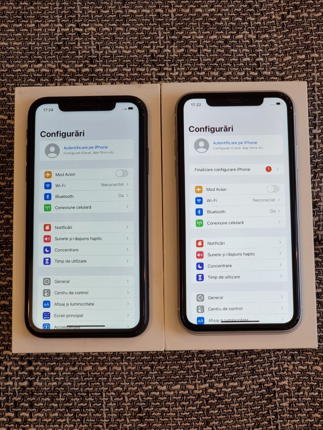 Iphone XR 64Gb Alb și Negru, Impecabile, Neverlock, Folie Sticla, Husa