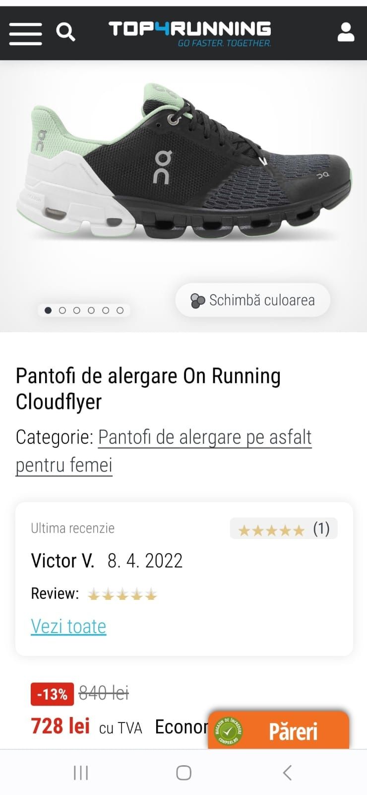 Adidasi On Cloud On Running Cloudflyer Swiss Engineering marime40-40,5