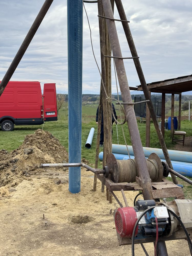 Foraje Puturi Apa Fantani Denisipari Prelungiri Piloni