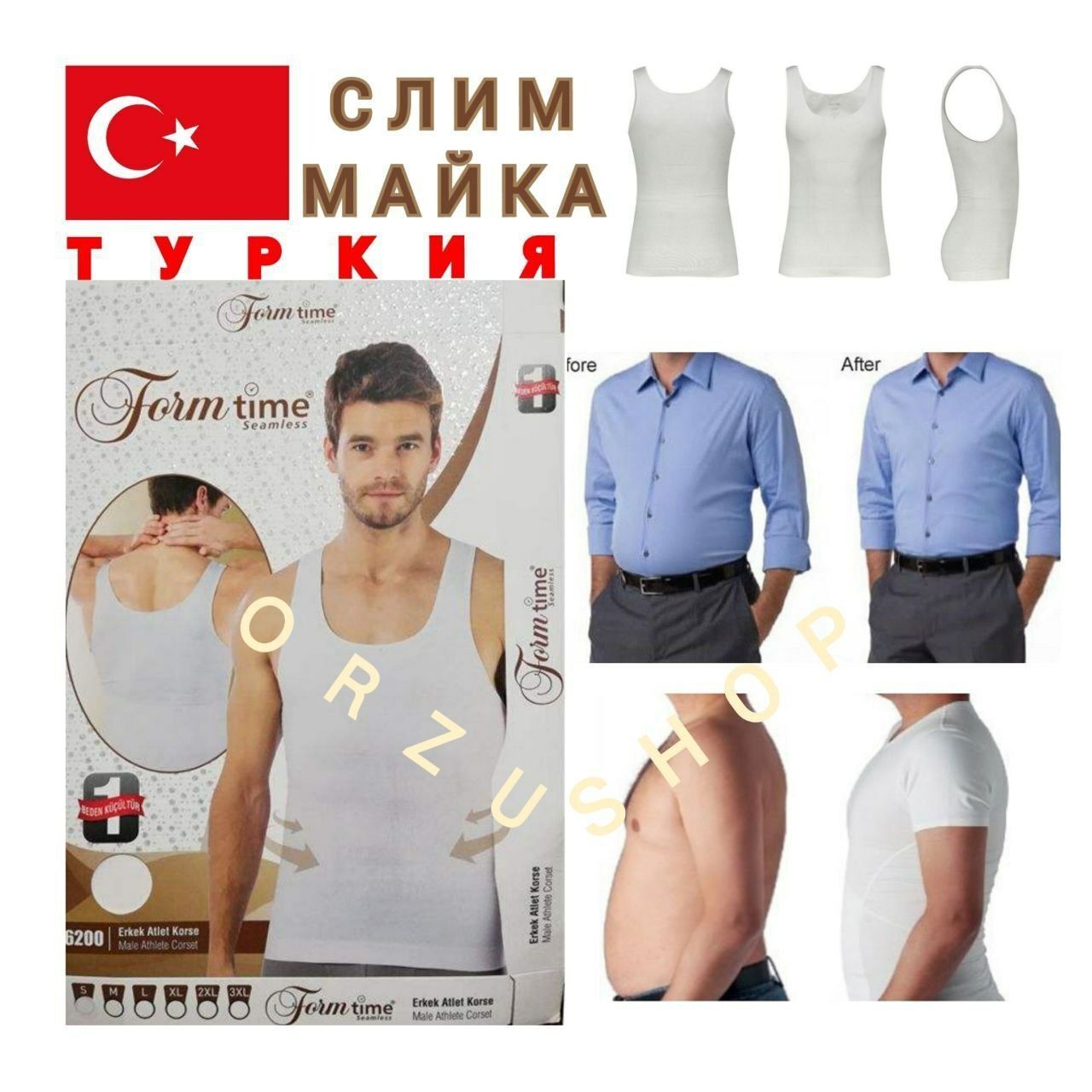 Slim mayka Erkaklar uchun eng sifatligi Made in Turkey Andijon