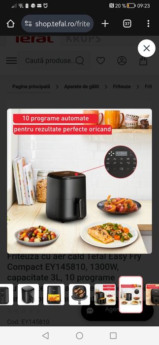 Tefal easy fry no Oil gri