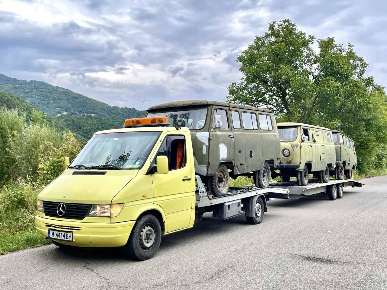 Пътна помощ, транспорт на автомобили и бусове