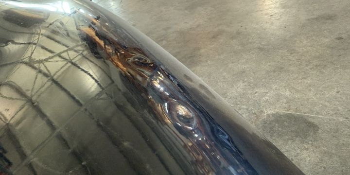 Aripa fata dreapta cu defect Volkswagen VW Passat B5.5 (facelift)