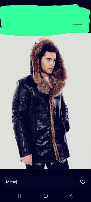 Geci piele cu blană