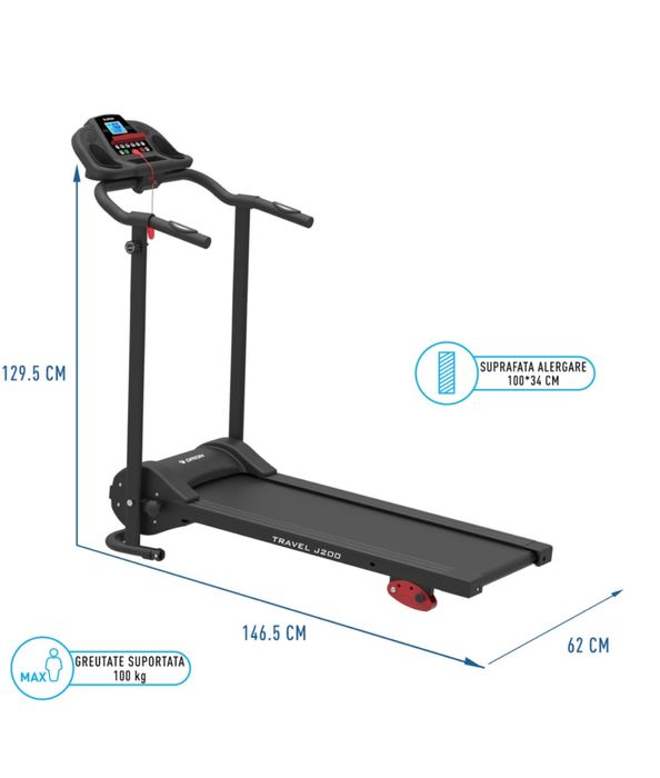 Banda de alergat electrica Orion Travel J200