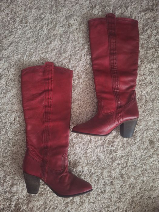 Cizme din piele damă